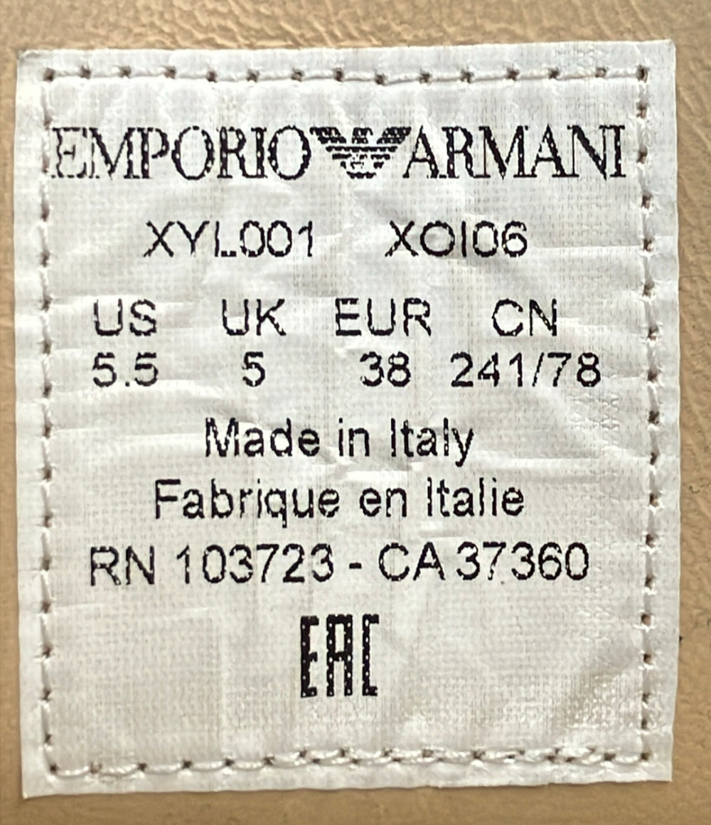 Emporio Armani レザースニーカー レディース SIZE UK 5 (24cm) エンポリオ・アルマーニ