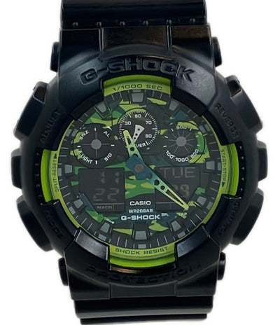 美品 CASIO 腕時計 G-SHOCK クオーツ GA-100LY メンズ カシオ