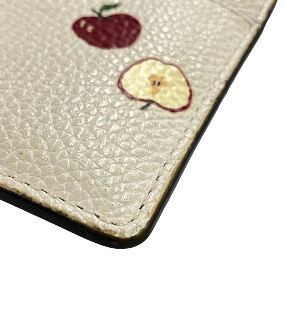 COACH コインケース パスケース チェーン付き りんご柄 88257 レディース コーチ