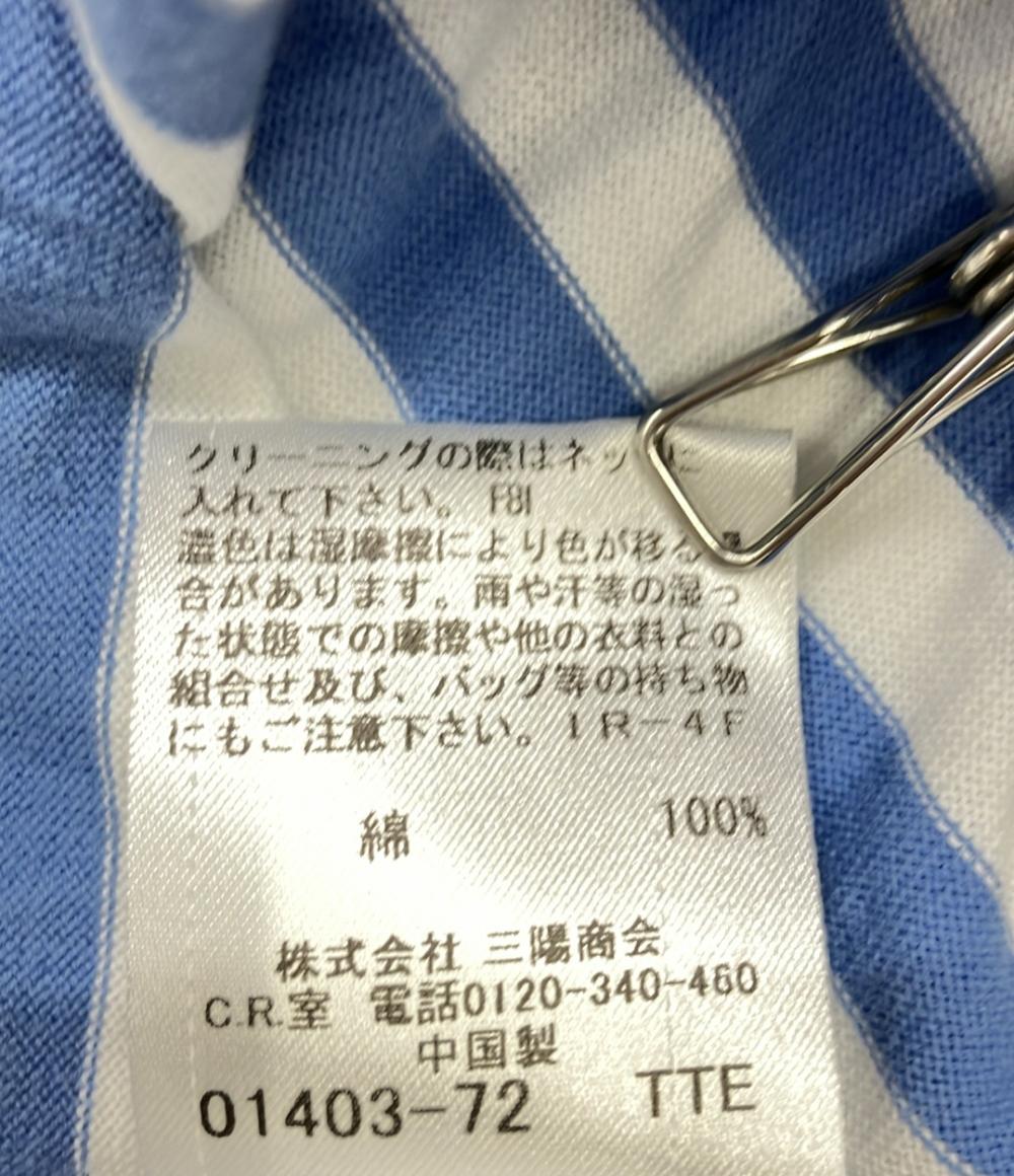 バーバリーブルーレーベル 長袖Tシャツ ボーダー レディース SIZE 38 (S) BURBERRY BLUE LABEL