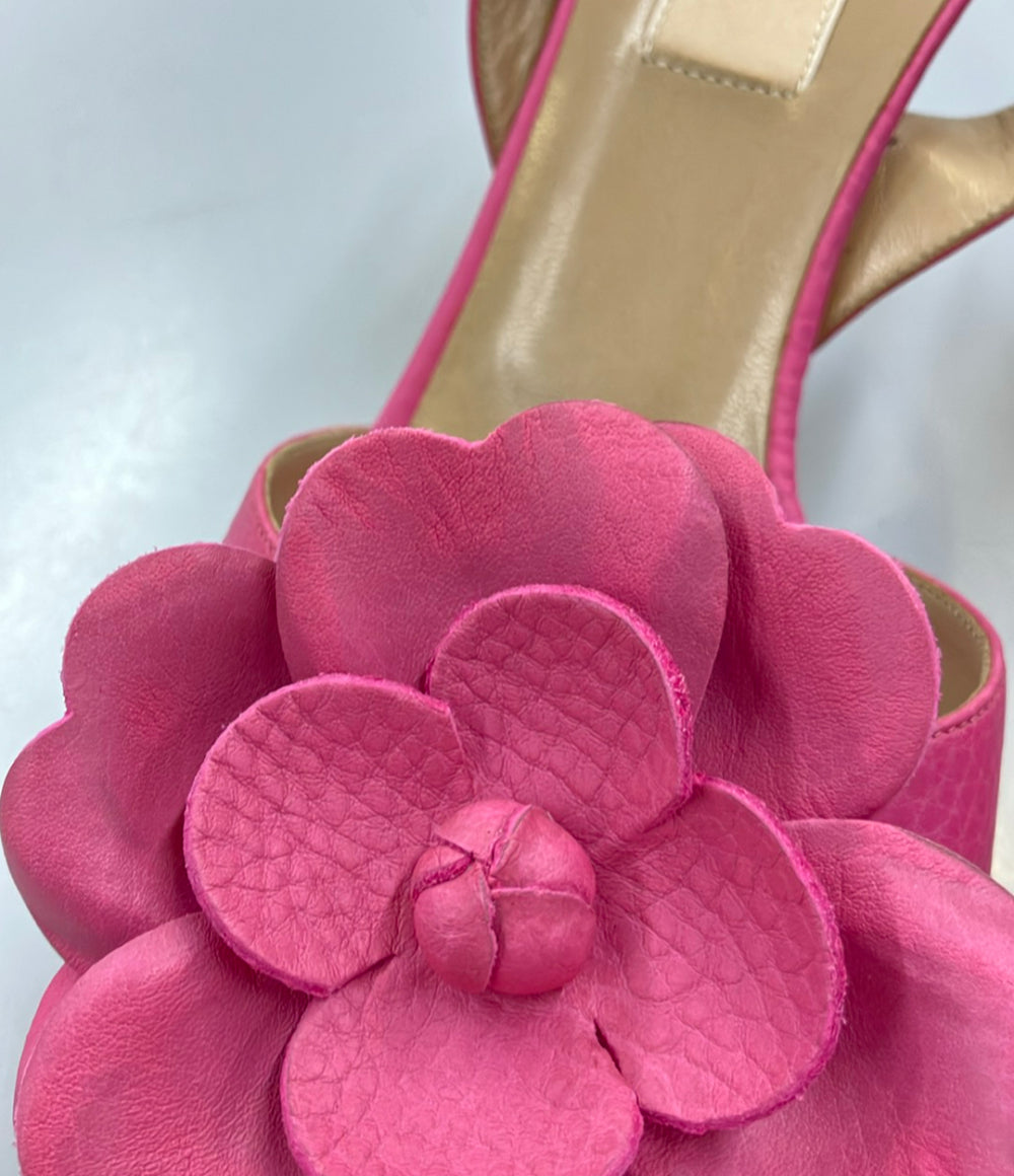 Valentino Garavani ヒールサンダル ローズモチーフ レディース SIZE 37 1/2 (24.5cm) ヴァレンティノ・ガラヴァーニ