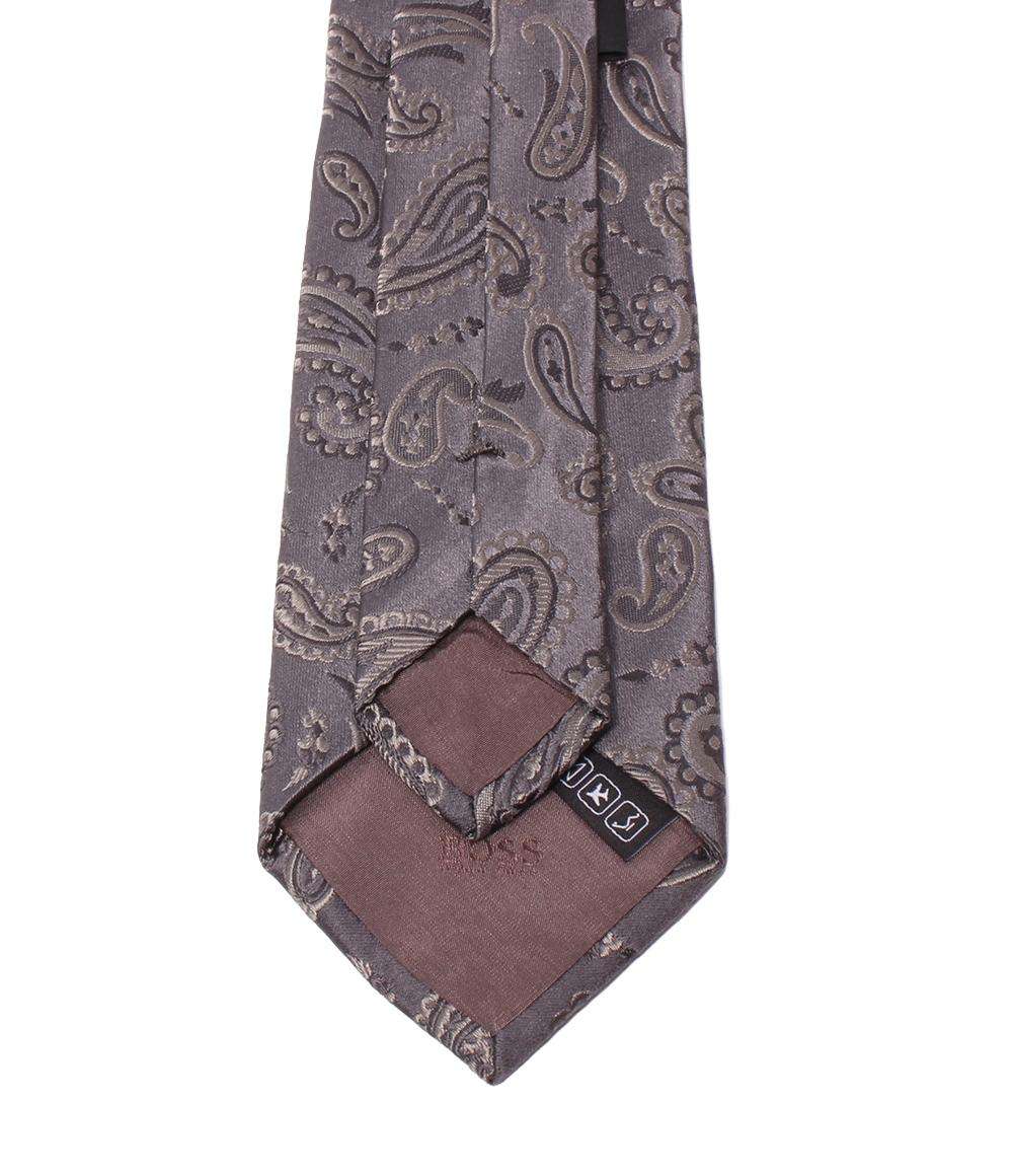 美品 ヒューゴボス ネクタイ シルク100％ ペイズリー柄 メンズ HUGO  