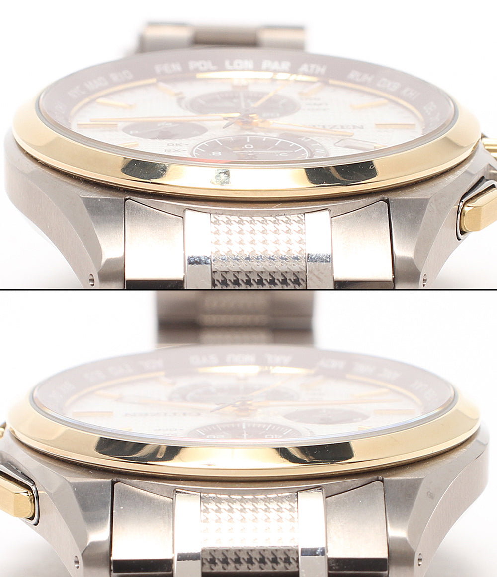 CITIZEN 腕時計 アテッサ ソーラー ホワイト H804-T026974 メンズ