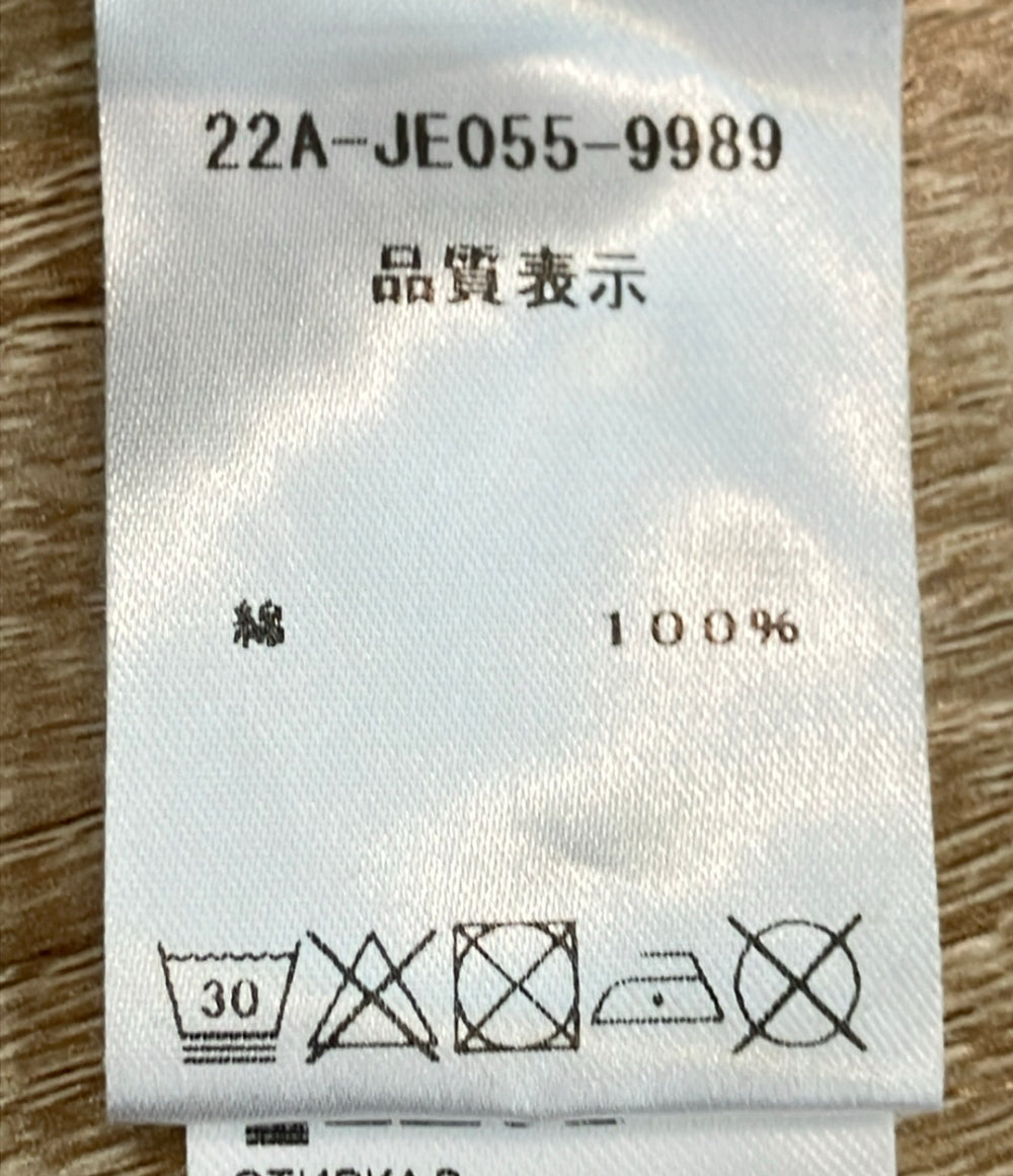 PATOU 長袖ワンピース スウェット 白シャツ ドッキング レイヤード 22A-JE055-9989 レディース SIZE XS パトゥ