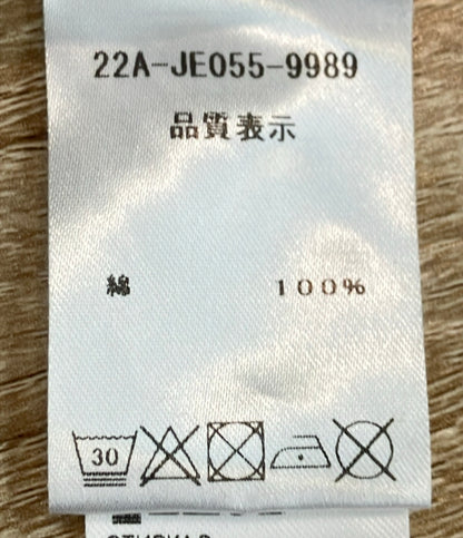 PATOU 長袖ワンピース スウェット 白シャツ ドッキング レイヤード 22A-JE055-9989 レディース SIZE XS パトゥ