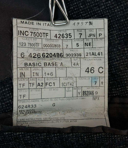 TOMFORD セットアップ パンツスーツ  カシミア テーラードジャケット 21AL41 メンズ SIZE 46C (M) トム フォード