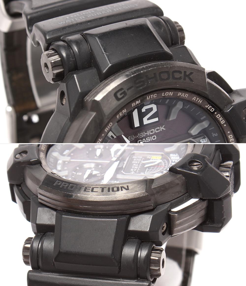 CASIO 腕時計 GPSハイブリッド電波 スカイコックピット Master of G GRAVITYMASTER ソーラー GPW-1000-1BJF メンズ カシオ