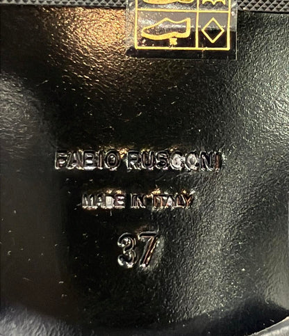 美品 FABIO RUSCONI レースアップブーツ ショートブーツ サイドジップ F-5893 レディース SIZE 37 (23.5cm) ファビオルスコーニ