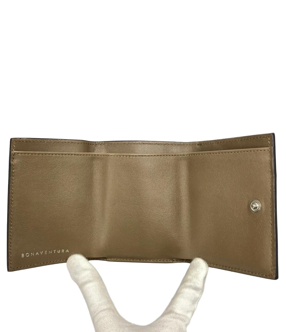 BONAVENTURA 三つ折り財布 スモールウォレット クロコ レディース ボナ