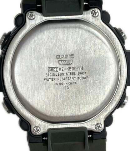 美品 CASIO 腕時計 クオーツ AE-1500WH メンズ カシオ