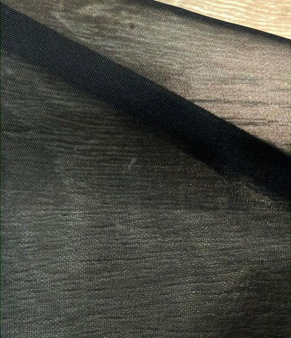 ENFOLD 長袖シャツ ブラウス アシンメトリー ブラック 300GA130-0120 レディース SIZE 38 (S) エンフォルド