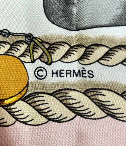 HERMES スカーフ カレ 90 シルク 100% MUSEE レディース エルメス