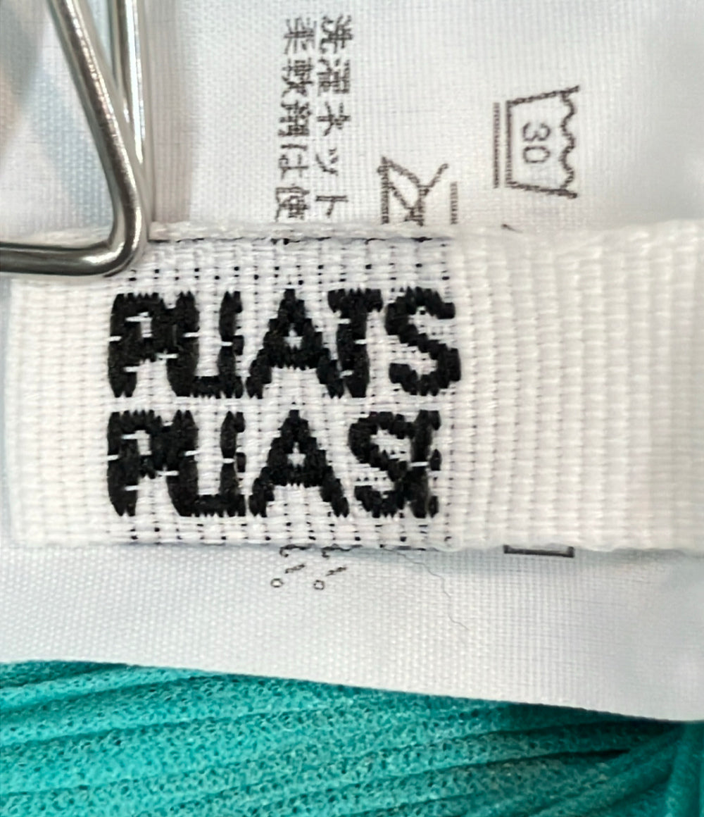 PLEATS PLEASE 半袖Tシャツ カットソー MIST APRIL ターコイズ グリーン モード PP51FK292 レディース SIZE 3 (L) プリーツプリーズ