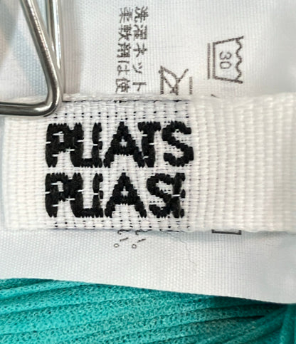 PLEATS PLEASE 半袖Tシャツ カットソー MIST APRIL ターコイズ グリーン モード PP51FK292 レディース SIZE 3 (L) プリーツプリーズ