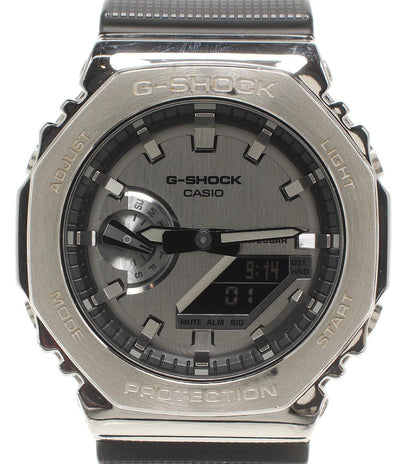 CASIO 腕時計 G-SHOCK クオーツ シルバー GM-2100 メンズ カシオ