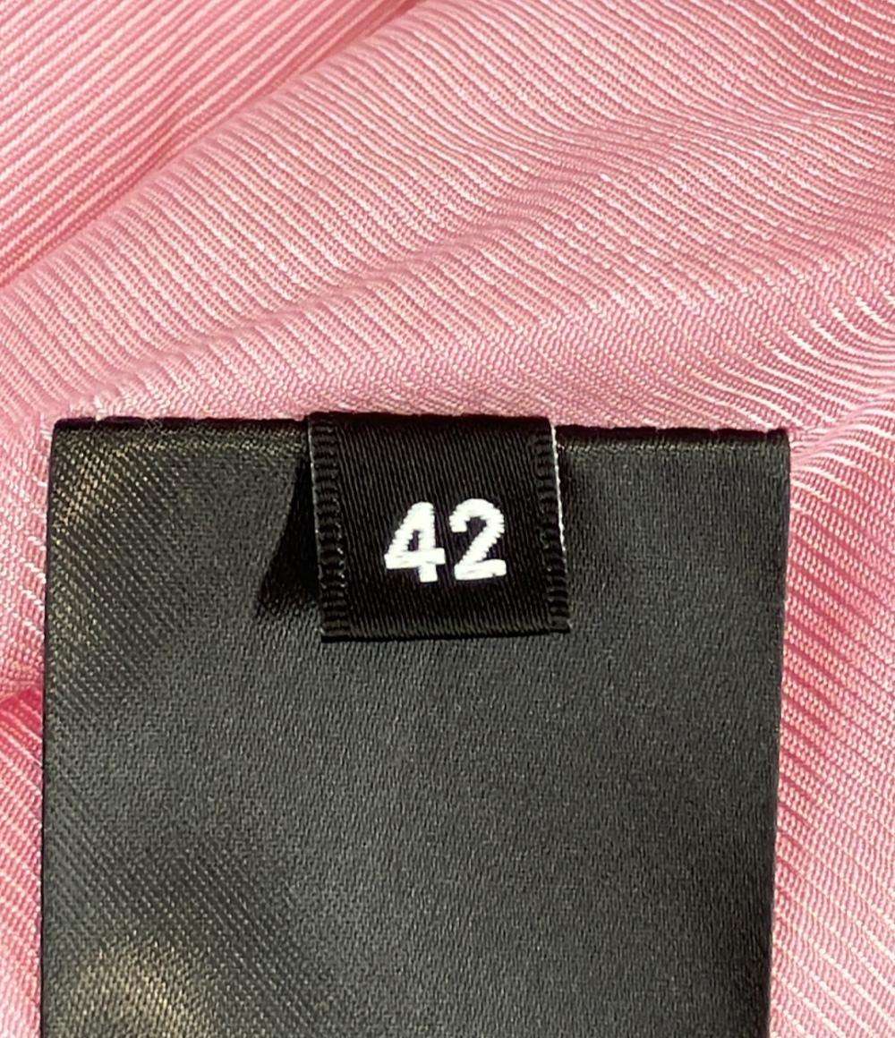 美品 バルマン 半袖ワンピース ゴールドボタン レディース SIZE 42 (L) BALMAIN