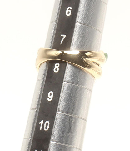 美品 ユキコハナイ リング 指輪 K18 Pt900 ダイヤ0.03ct レディース YUKIKO HANAI