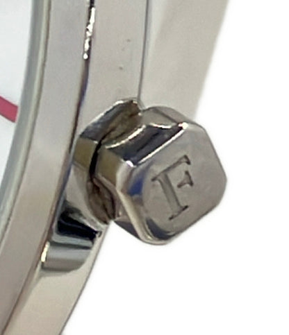 美品 FURLA 腕時計 クオーツ ホワイト レディース メンズ フルラ