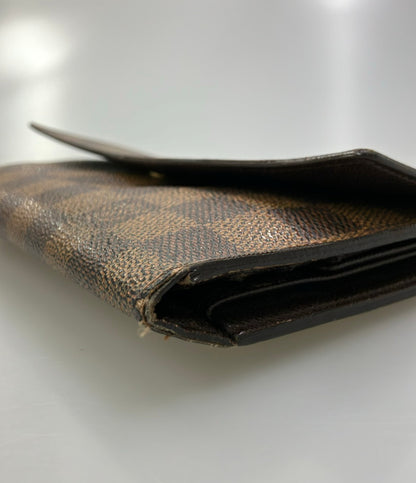 LOUIS VUITTON 三つ折り財布 ポルトトレゾール インターナショナル ダミエ N61215 レディース ルイ・ヴィトン