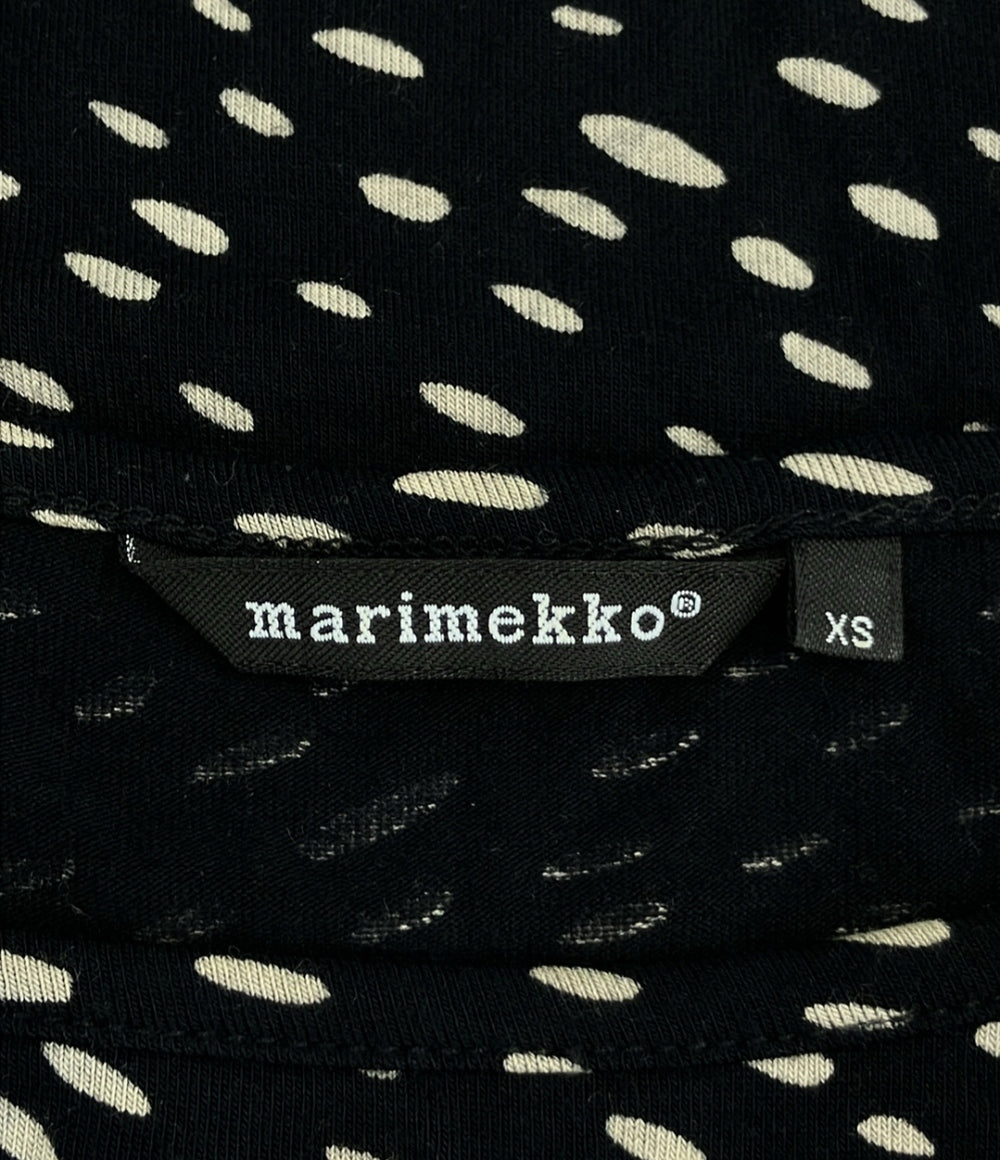 マリメッコ 七分袖ワンピース ドット柄 レディース SIZE XS (XS) marimekko