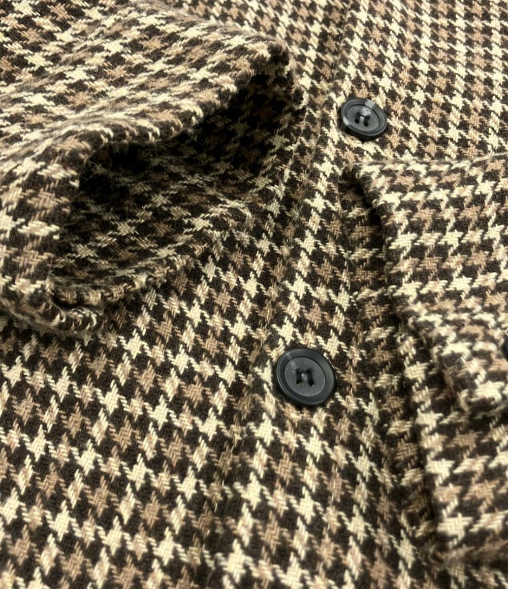 シャツジャケット 千鳥格子 メンズ SIZE XL (XL) GUYAN