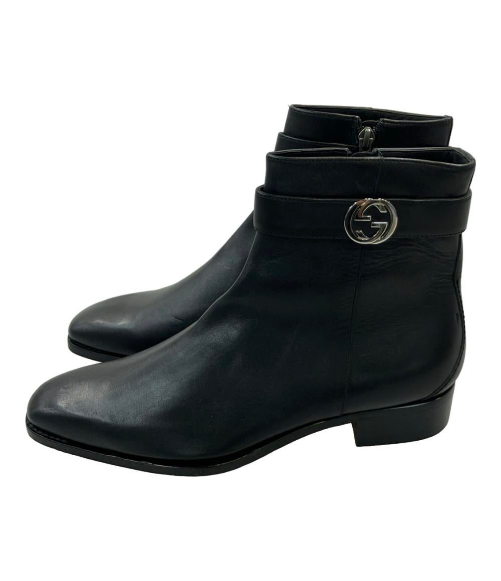 GUCCI ショートブーツ サイドジップ メンズ SIZE 40 1/2 (25.5cm) グッチ