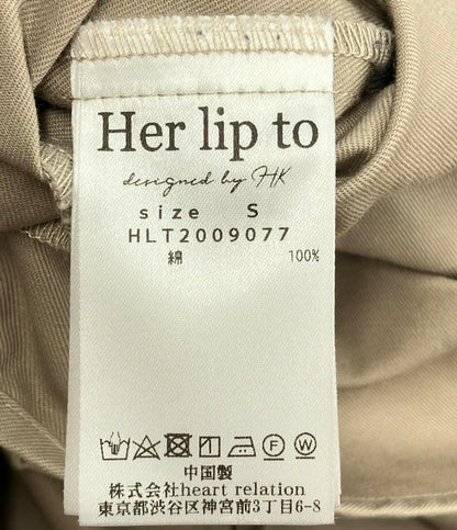 ハーリップトゥ ロングコート レディース SIZE S (S) Her lip to