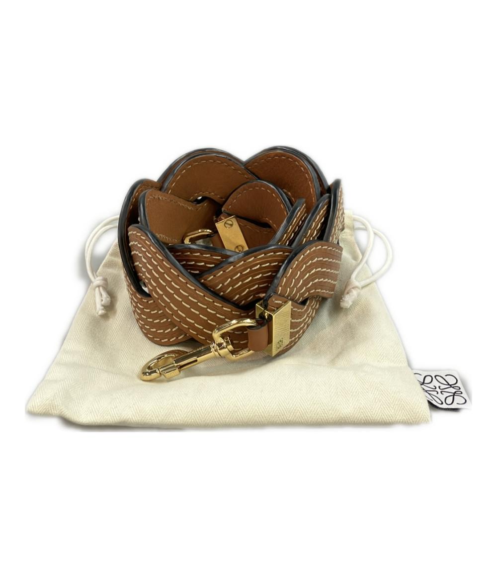 レン　LOEWE ロエベ　ショルダー　ストラップ　ロゴ入り　ベージュ レン LOEWE ロエベ ショルダー ストラップ ロゴ入り ベージュ