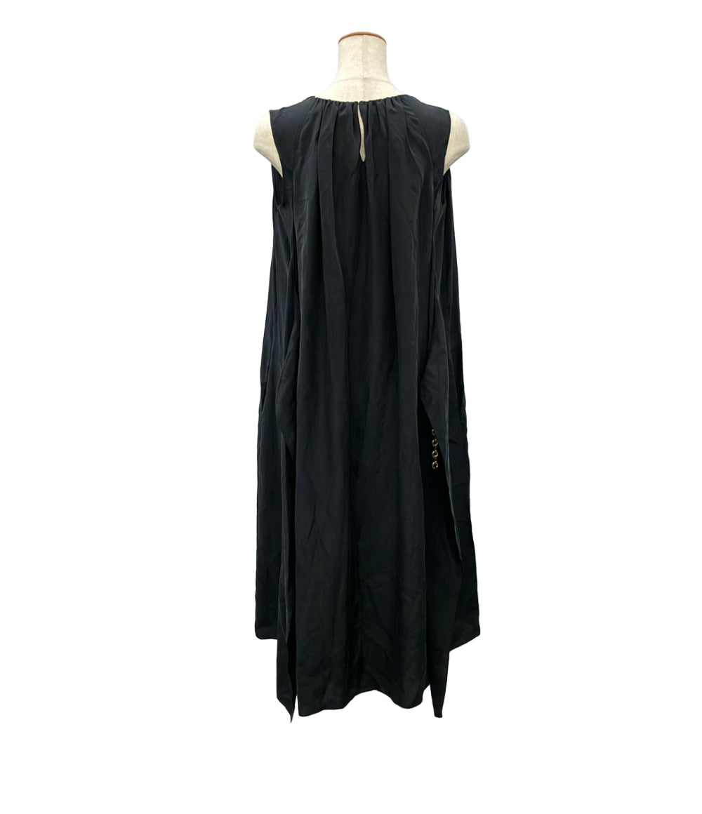 訳あり LOEWE ドーナツチェーンベルト プリーツ入り ケープドレス S359Y09XFA レディース SIZE 34 (XS) ロエベ