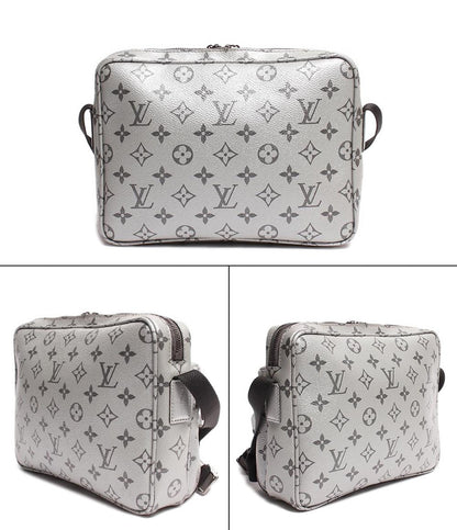 ルイ・ヴィトン ショルダーバッグ シルバー金具 メッセンジャーPM 日本限定 モノグラムリフレクト シルバー M43859 メンズ LOUIS VUITTON