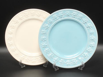 美品 WEDGWOOD プレート 大皿 2点セット 27cm フェスティビティ アイボリー ブルー ウエッジウッド