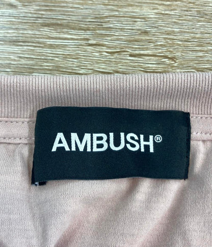 AMBUSH 半袖Tシャツ 中綿カットソー ロゴ刺繍 12112216 レディース SIZE 2 (M) アンブッシュ