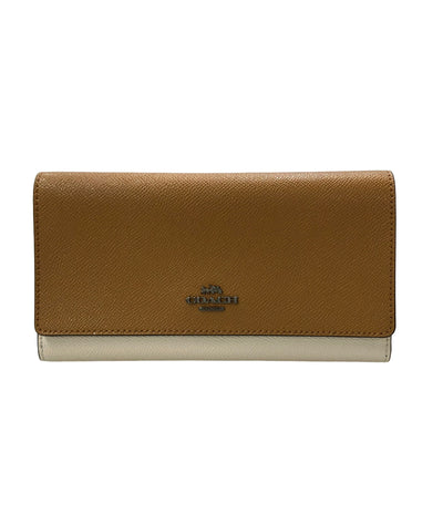 美品 COACH 三つ折り長財布 F87932 レディース コーチ