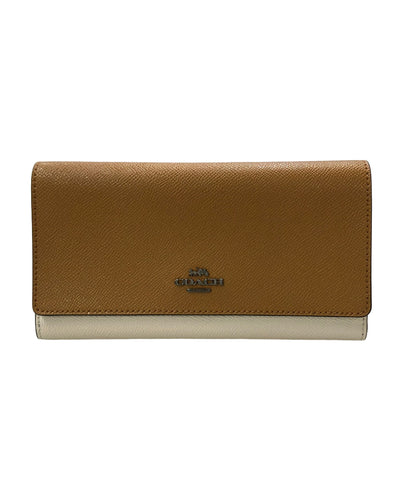 美品 COACH 三つ折り長財布 F87932 レディース コーチ