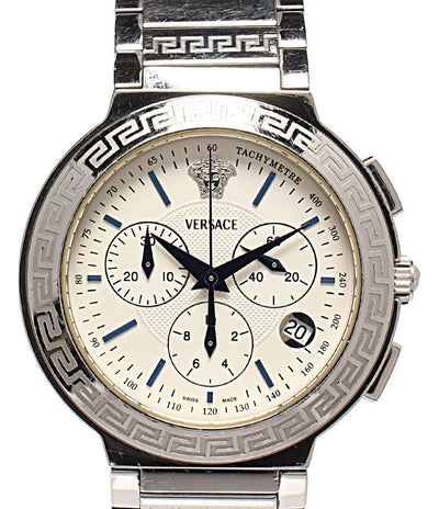 VERSACE 腕時計 クオーツ ホワイト ZLC99 メンズ ヴェルサーチ