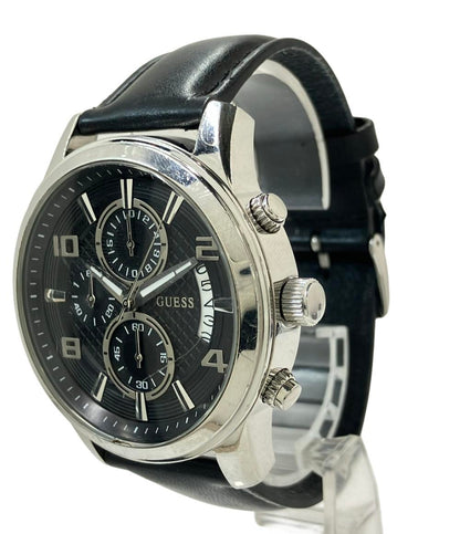 ゲス 腕時計 クオーツ ブラック W0076G1 メンズ Guess