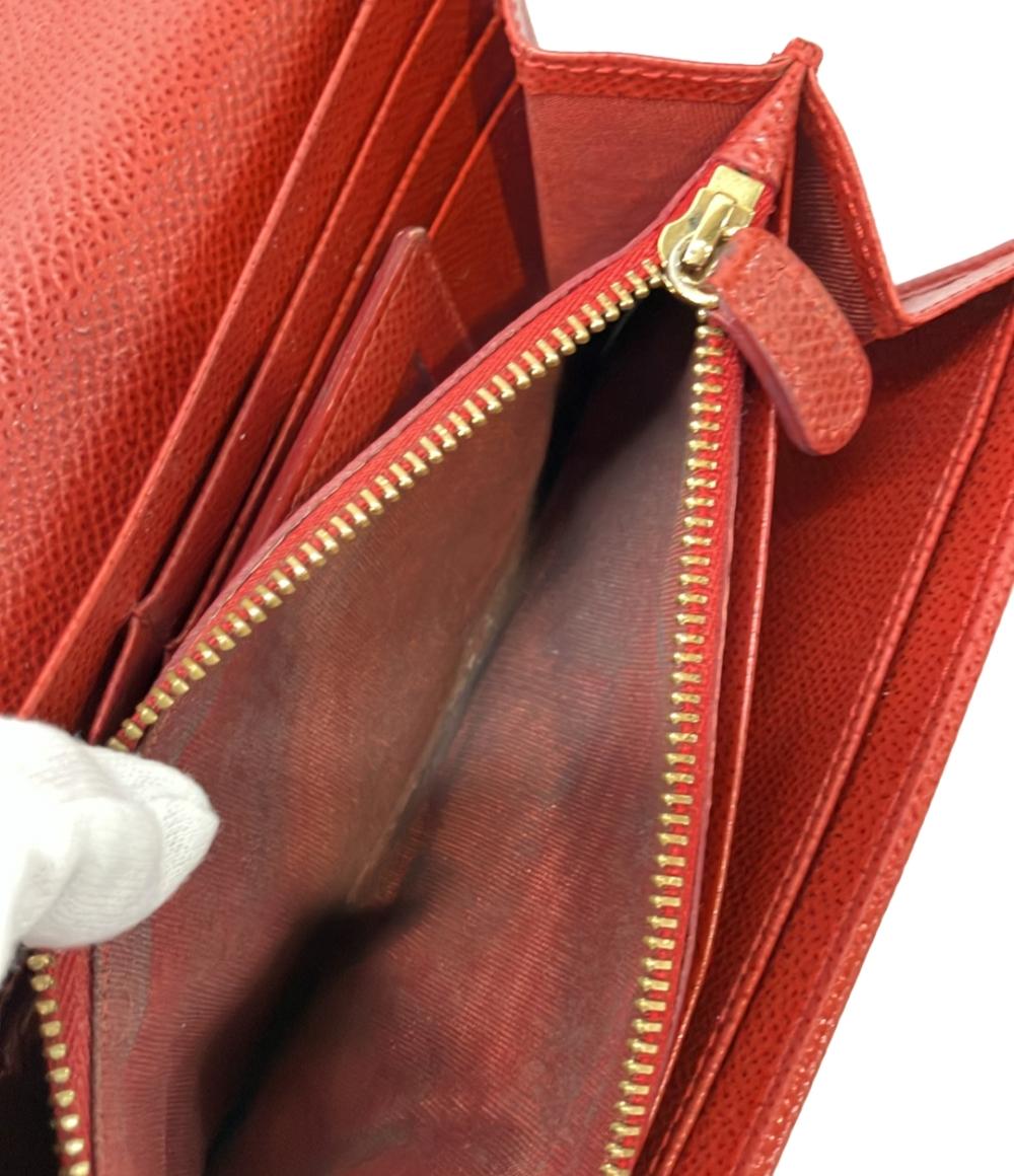 サルバトーレフェラガモ 二つ折り長財布 カードケース付き ガンチーニ JP-22-D150 レディース Salvatore Ferragamo