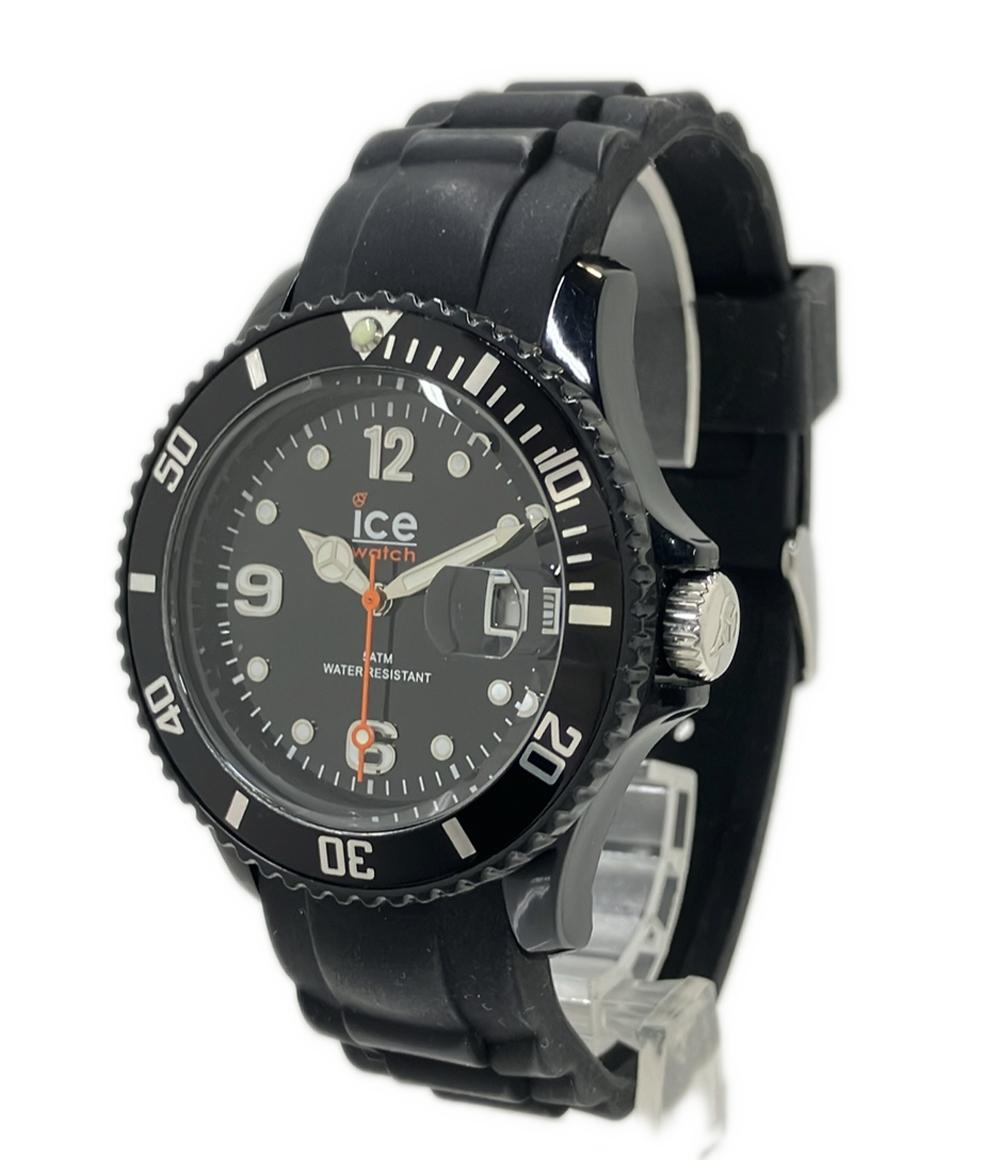 ice watch 腕時計 クオーツ ブラック レディース メンズ アイスウォッチ