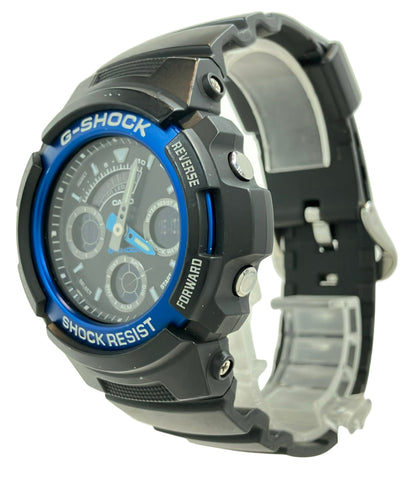 CASIO 腕時計 G-SHOCK クオーツ ブラック AW-591 メンズ カシオ
