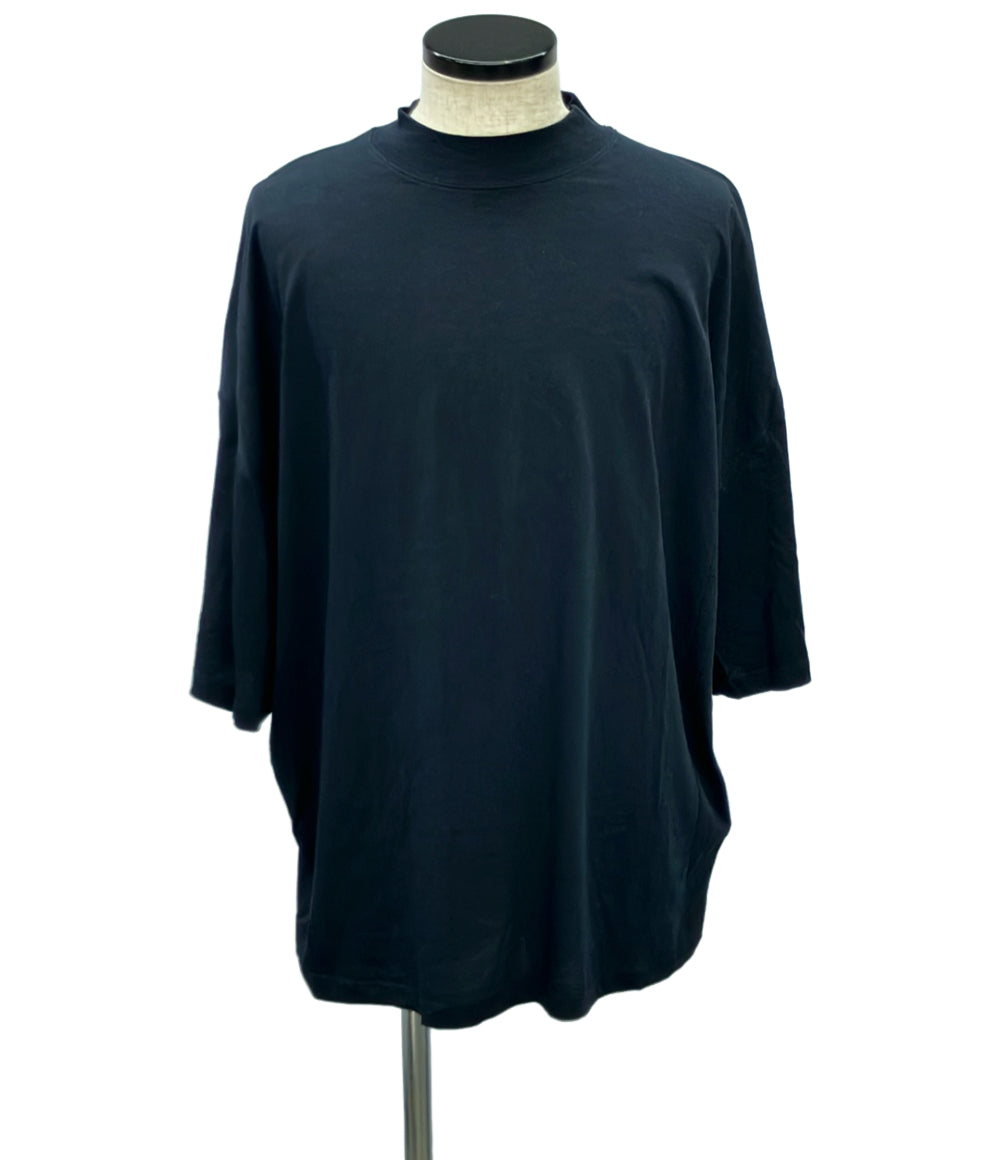 JIL SANDER モックネックオーバーサイズ半袖Tシャツ メンズ SIZE L ジルサンダー