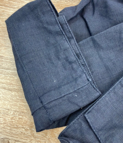 LANVIN en Bleu 半袖シャツ スキッパー リネン コットン 7分袖 LB-6A メンズ SIZE 48 (L) ランバンオンブルー