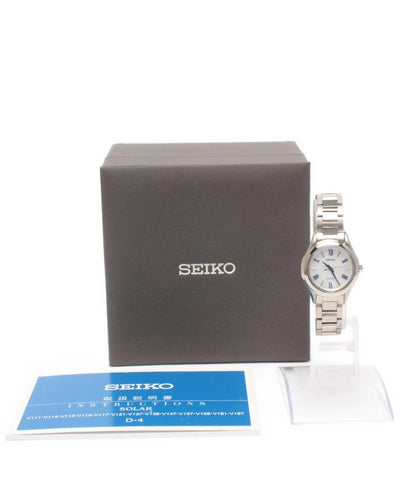 セイコー 腕時計 エクセリーヌ ソーラー ホワイト SWCP007 レディース SEIKO