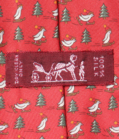 美品 HERMES ネクタイ シルク100% メンズ エルメス