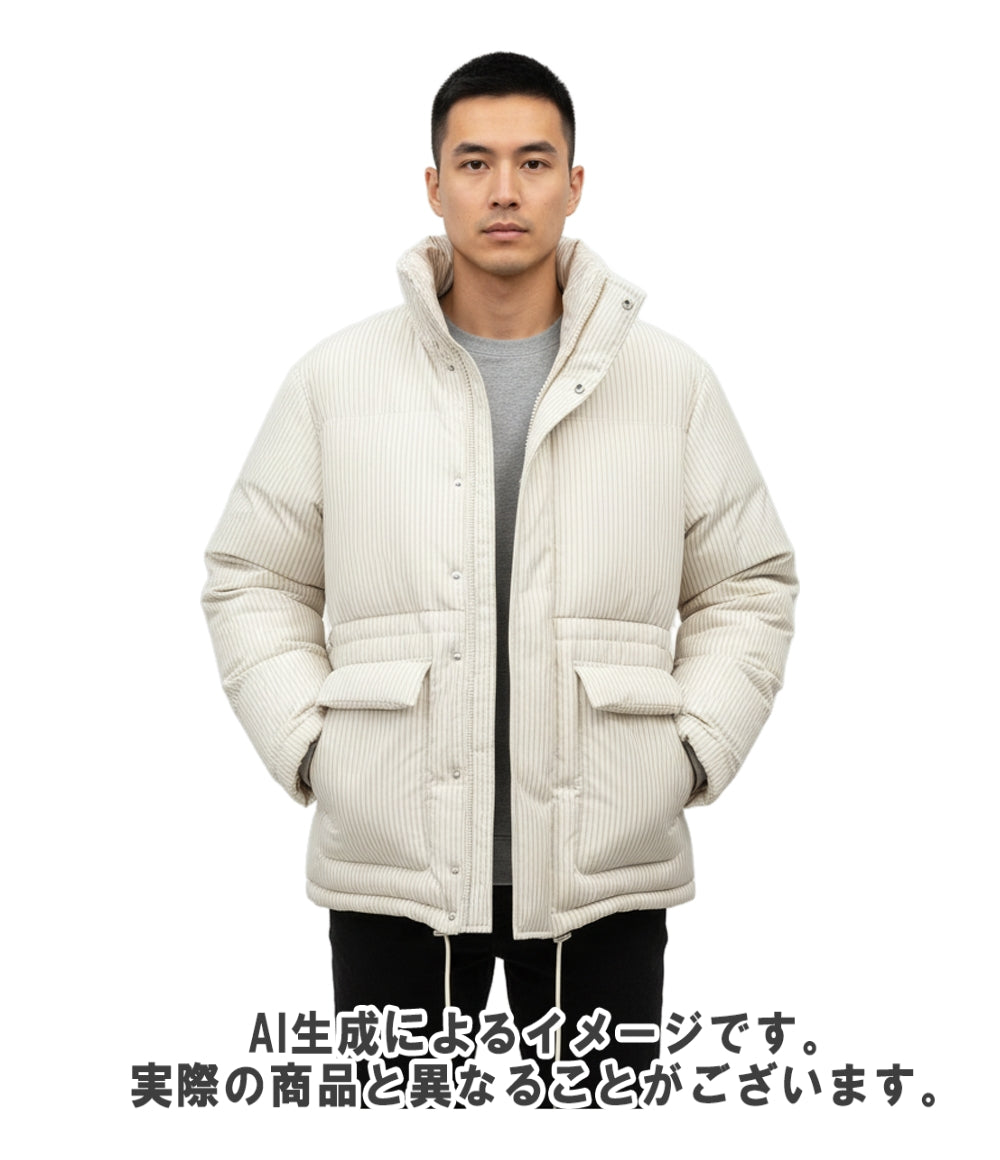 AURALEE TEKLA ダウンジャケット Snow Stripes タグ付き トラッド＆ベーシック STRIPE DOWN JACKET A24AB02AT メンズ SIZE 4 (M) オーラリー テクラ