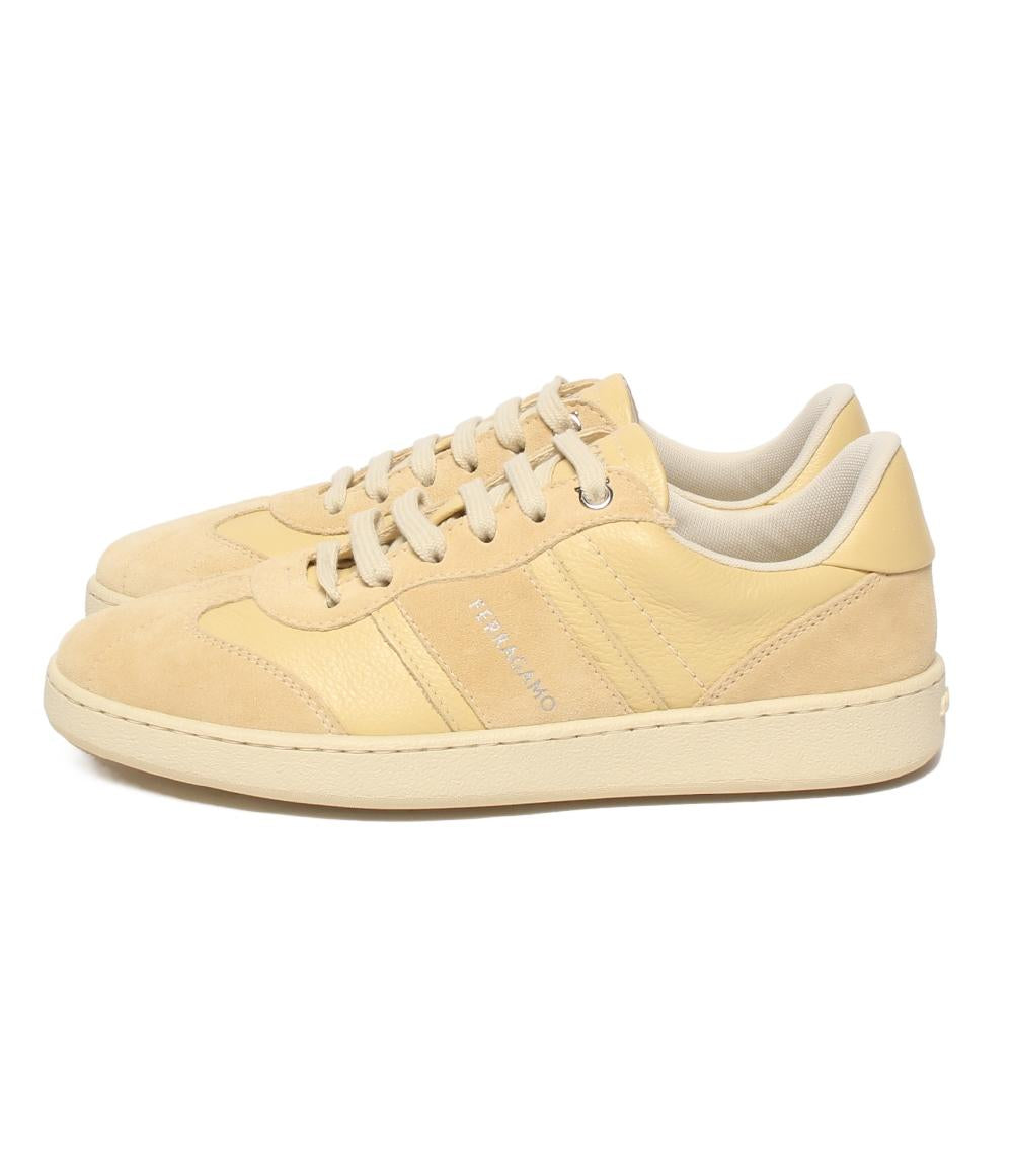 美品 FERRAGAMO ローカットスニーカー 769278 レディース SIZE 6 1/2 フェラガモ