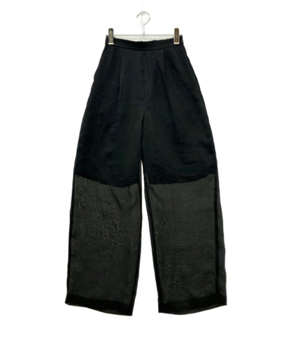 MAISON SPECIAL イージーパンツ ワイド シアー 21211465413 レディース SIZE 38 (M) メゾンスペシャル