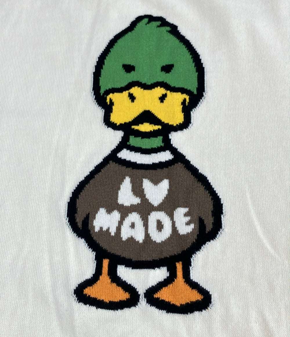 LOUIS VUITTON NIGO インタルシアジャカードダックニットTシャツ RM221M F96 HMN04W メンズ SIZE XL ルイ・ヴィトン