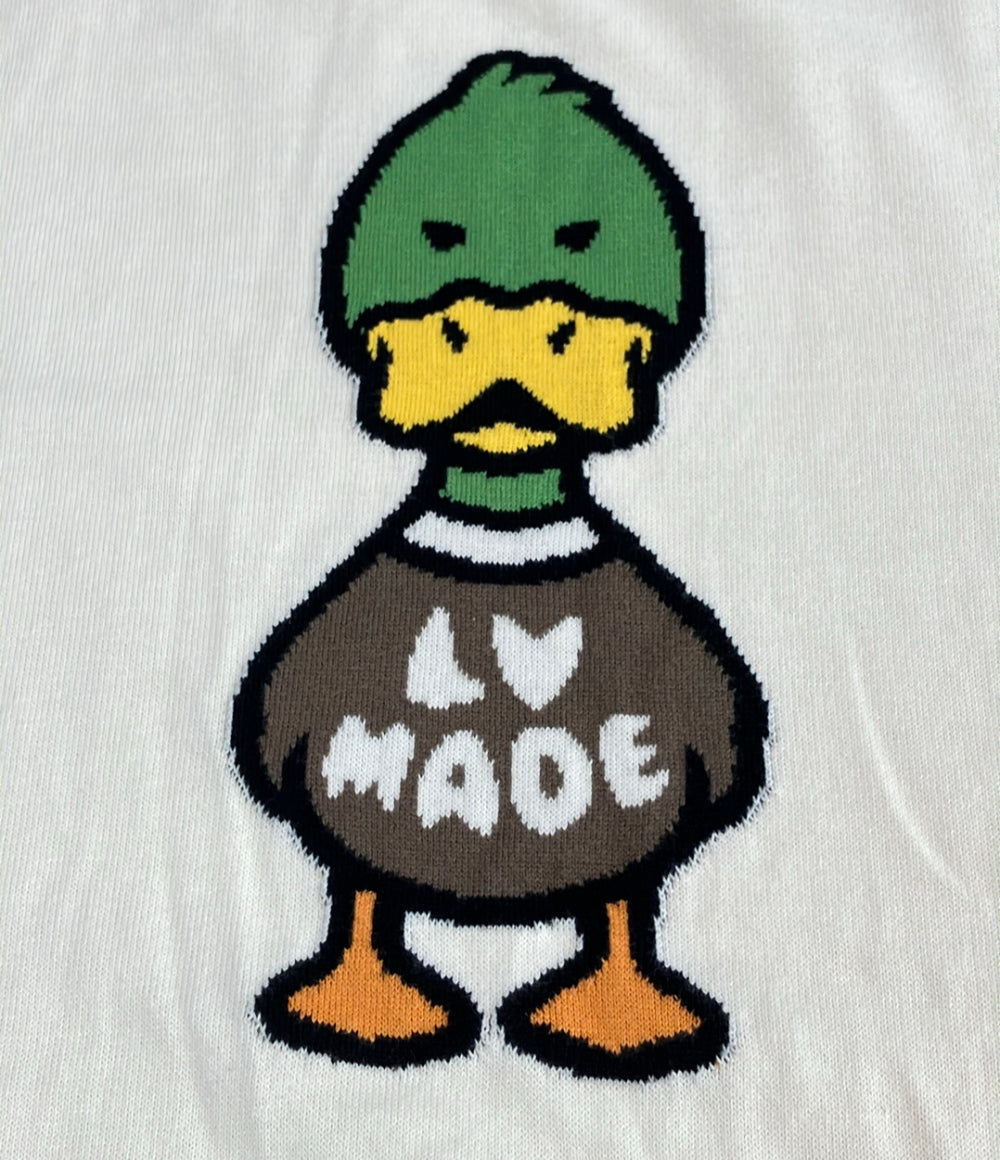 LOUIS VUITTON NIGO インタルシアジャカードダックニットTシャツ RM221M F96 HMN04W メンズ SIZE XL ルイ・ヴィトン