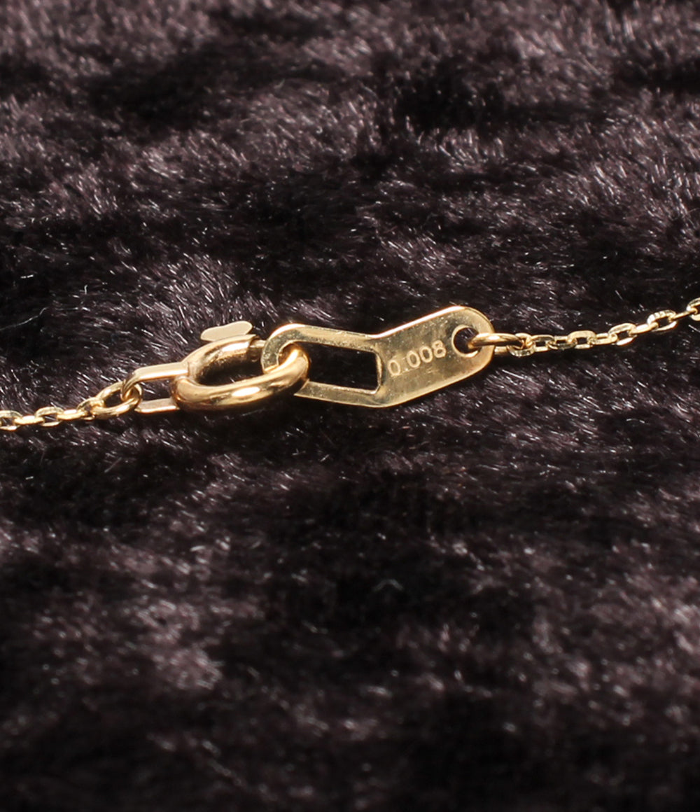 美品 STAR JEWELRY Girl ネックレス K10 SV ダイヤ 0.008ct レディース スタージュエリーガール