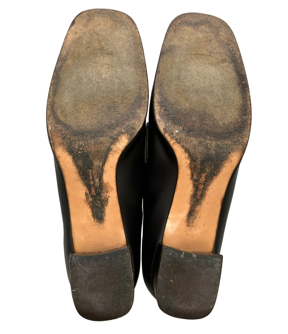 Salvatore Ferragamo ビット付きヒールローファー 79642 レディース SIZE 7 サルヴァトーレフェラガモ